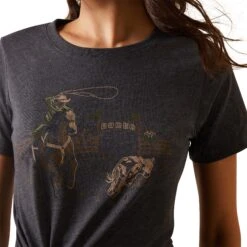 Women's Ariat Rodeo Stitches T-Shirt #10044617 -Cowgirl Fit Sales Store 01bfa00109ae4f780c5b9a6ec5daa534