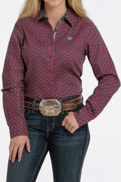 Women's Cinch Button Down Shirt #MSW9165015PNK -Cowgirl Fit Sales Store 059276e22571a8749be51a9cdb9ea2ab
