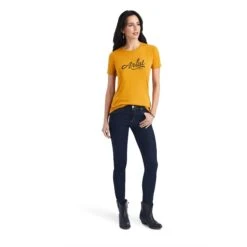 Women's Ariat Wheat Script Tee #10042720 -Cowgirl Fit Sales Store 06c5369a0fa00f35451289972b375d8a