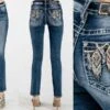Women's Miss Me Mid-Rise Straight Leg Jean #M3828T