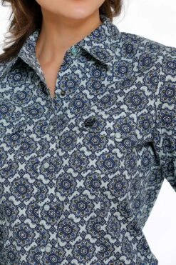 Women's Cinch Button Down Shirt #MSW9201037 -Cowgirl Fit Sales Store 0a7ffc4a9da24e46e7a85f8960f2401a