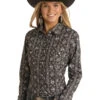 Women's Rough Stock Snap Front Shirt #RSWSOSR0F9