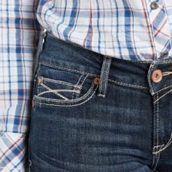 Women's Ariat R.E.A.L. Arrow Fit Mid-Rise Boot Cut Esther Jean #10034662-C -Cowgirl Fit Sales Store 1b2492ef928394c2c7816149584d170b