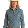 Women's Rough Stock Snap Front Shirt #RSWSOSRZD2