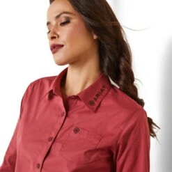 Women's Ariat Team Kirby Stretch Button Down Shirt #10043550 6 Women's Ariat Team Kirby Stretch Button Down Shirt #10043550 -Cowgirl Fit Sales Store 2cf5a7b50a4262781931304d7355f0e9