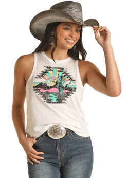 Women's Rock & Roll Cowgirl Tank #RRWT20R0YQ