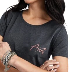 Women's Ariat Sunset Lockup Tee #10042725 -Cowgirl Fit Sales Store 43844e76278e22a1235506a8bafc985b