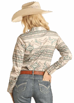 Women's Rock & Roll Cowgirl Snap Front Shirt #RRWSOSR0R7 -Cowgirl Fit Sales Store 4e70ba9e0c74baffefd44cb0769dcb70