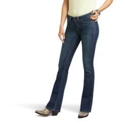 Women's Ariat R.E.A.L. Mid-Rise Corinne Boot Cut Jean #10039610 -Cowgirl Fit Sales Store 53ecf760ce9cbb49302a0afeb7bfc2e9