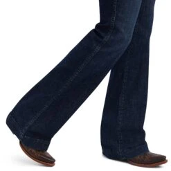 Women's Ariat Slim Trouser Gabriella Wide Leg Jean #10042217 -Cowgirl Fit Sales Store 610d472261545119d106da94b2c901fc