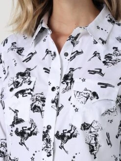 Women's Wrangler Retro Snap Front Shirt #112330046 -Cowgirl Fit Sales Store 61c7a05d8e3470c74bf56ff2eff2f8cc