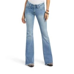 Women's Ariat R.E.A.L. Perfect Rise Regina Flare Jean #10040503 -Cowgirl Fit Sales Store 638fa9b4279741f7ccd0420c751c3950