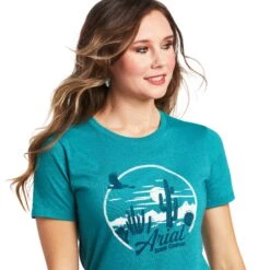 Women's Ariat Opuntia T-Shirt #10039973 -Cowgirl Fit Sales Store 640d727247f6a5724d4f65f79f06006c