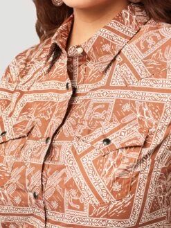 Women's Wrangler Snap Front Shirt #112321375 -Cowgirl Fit Sales Store 65c6a5935f32a3355706d38d6ba06cbd