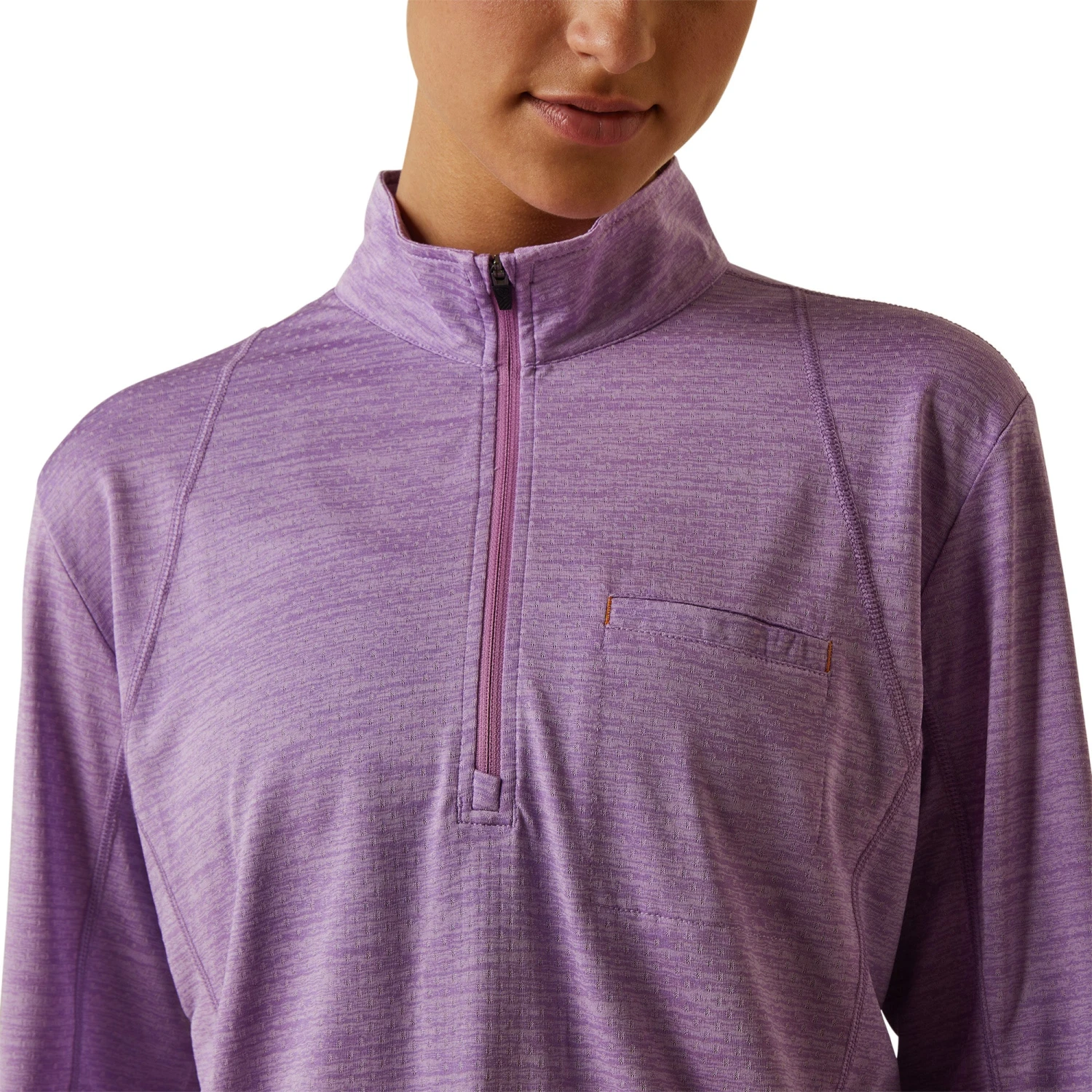 Women's Ariat Rebar Evolution 1/2 Zip Top #10043434 3 Women's Ariat Rebar Evolution 1/2 Zip Top #10043434 - Image 3