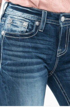 Women's Miss Me Floral Memories Bootcut Jean #M3834B -Cowgirl Fit Sales Store 6c27ecb0d582941fda80697cf7529235