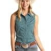 Women's Rock & Roll Cowgirl Snap Front Shirt #RRWSSSRZ80-C