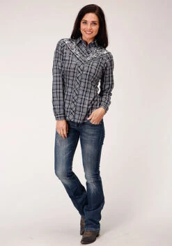 Women's Roper Snap Front Shirt #01-050-0024-4023 -Cowgirl Fit Sales Store 7f055551686d8a59fcfcb9552e1a2c99