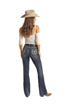 Women's Rock & Roll Cowgirl Bootcut Jean #RRWD4MR0K3 -Cowgirl Fit Sales Store 83065c4cab9214d5be05ed5bd8bba241