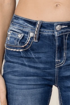 Women's Miss Me Boot Cut Jean #M5014B381 -Cowgirl Fit Sales Store 883b9910d7b2fde38e43deaf2d7bf770
