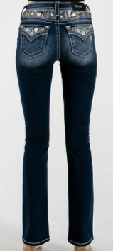 Women's Miss Me Crown Jewel Bootcut Jean #M3835B