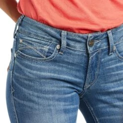 Women's Ariat R.E.A.L. Mid Rise Allessandra Bootcut Jean #10040796 -Cowgirl Fit Sales Store 9716dd01b8db4ac7811f9da227c9efe4