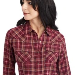 Women's Ariat REAL Trail Blaze Snap Front Shirt #10042295 -Cowgirl Fit Sales Store 9cdf125358fe59b977eef11d1b588b14