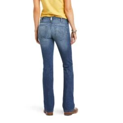 Women's Ariat R.E.A.L. Mid-Rise Samara Boot Cut Jean #10036086 14 Women's Ariat R.E.A.L. Mid-Rise Samara Boot Cut Jean #10036086 -Cowgirl Fit Sales Store S21 WMS WEST 10036086 back