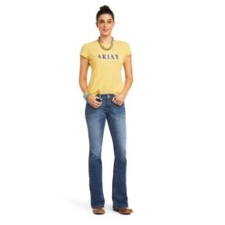 Women's Ariat R.E.A.L. Mid-Rise Samara Boot Cut Jean #10036086 23 Women's Ariat R.E.A.L. Mid-Rise Samara Boot Cut Jean #10036086 -Cowgirl Fit Sales Store S21 WMS WEST 10036086 full