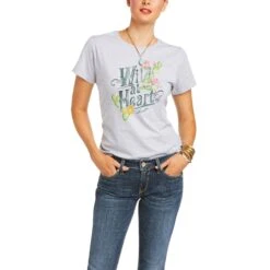Women's Ariat T-Shirt #10036639 -Cowgirl Fit Sales Store S21 WMS WEST 10036639 front