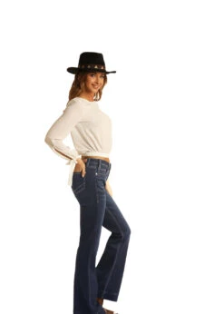 Women's Rock & Roll Cowgirl Trouser #W8H6098 -Cowgirl Fit Sales Store W8H6098 A