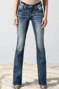 Women's Miss Me Bootcut Jean #M3444B73 -Cowgirl Fit Sales Store a74570212ddea420df1776f852ba69f3