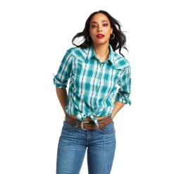 Women's Ariat REAL Billie Jean Button Down Shirt #10039890 -Cowgirl Fit Sales Store a86b10cf81a04c3dd48938fe7236f2fa