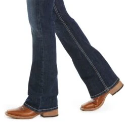 Women's Ariat R.E.A.L. Arrow Fit Mid-Rise Boot Cut Esther Jean #10034662-C -Cowgirl Fit Sales Store ad55e4d55cc495855e5bcea0317c224c