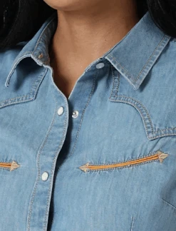 Women's Wrangler Snap Front Shirt #112329683 -Cowgirl Fit Sales Store ad6e18fd34d88cca04f83f965aac413f