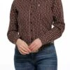 Women's Cinch Button Down Shirt #MSW9164194