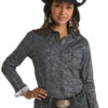 Women's Rough Stock Snap Front Shirt #RSWSOSRYTB