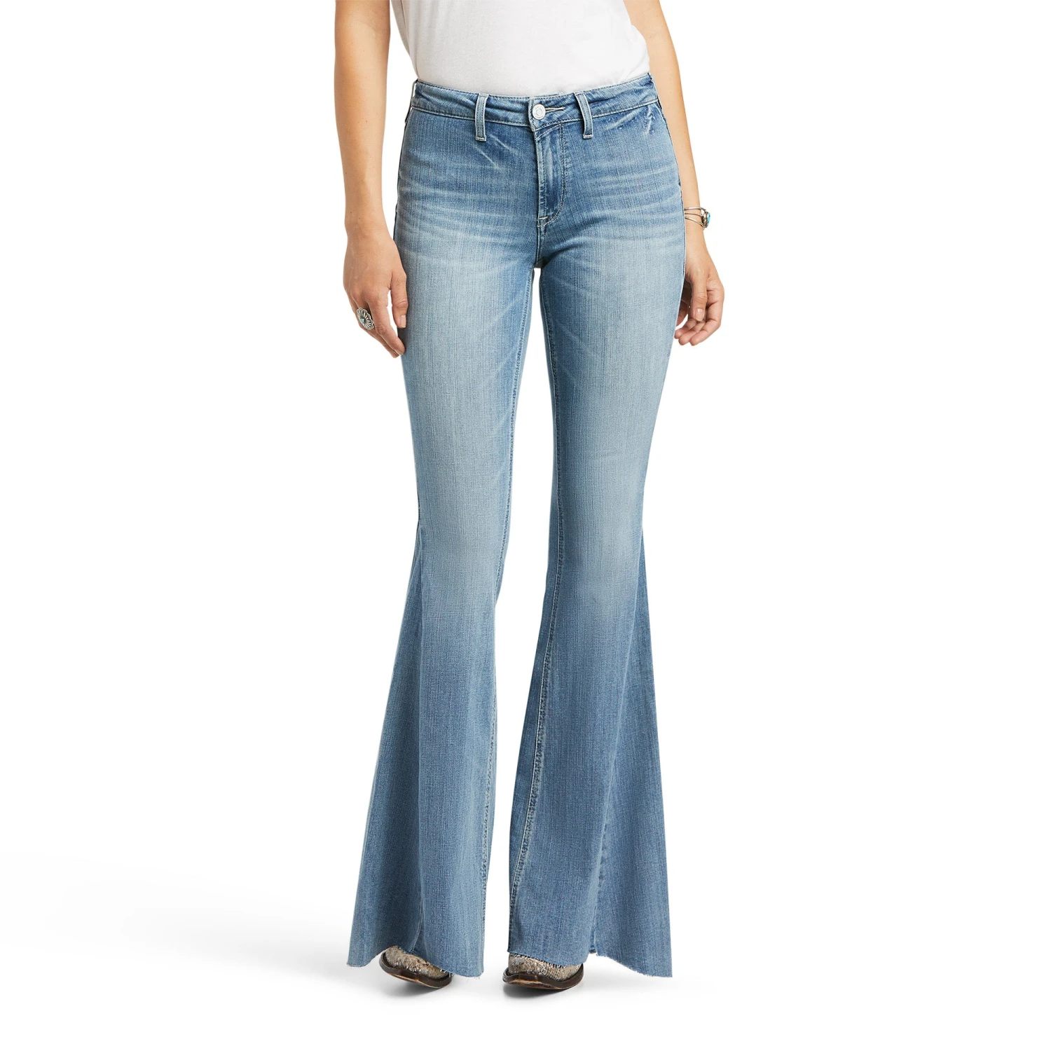 Women's Ariat R.E.A.L. High Rise Alondra Flare Jean #10039600 3 Women's Ariat R.E.A.L. High Rise Alondra Flare Jean #10039600 - Image 3