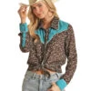 Women's Rock & Roll Cowgirl Snap Front Shirt #B4S3044