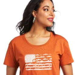 Women's Ariat Desert Flag T-Shirt #1003997 -Cowgirl Fit Sales Store ed8466d28adbc1fdd399f39de326f845