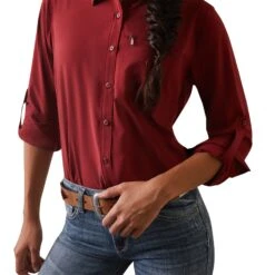 Women's Ariat VentTEK Stretch Button Down Shirt #10043495 -Cowgirl Fit Sales Store f7afe623d362bf2a932422c58da6265d