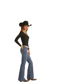 Women's Rock & Roll Cowgirl Mid-Rise Trouser #W8M2681