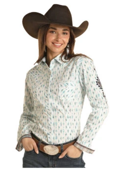Women's Rough Stock Snap Front Shirt #RSWSOSR0EB