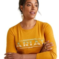 Women's Ariat Serape Logo T-Shirt #10042784 -Cowgirl Fit Sales Store ffb9685cf5e8486e3a3ad7efc4da0695